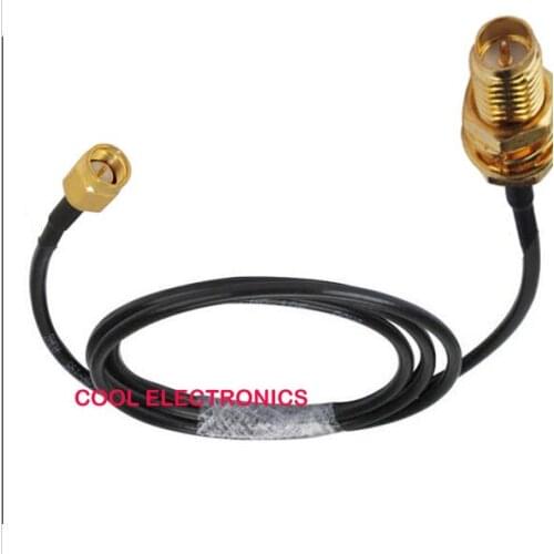 RP SMA RP-SMA Female Jack to SMA male Adapter Connector Extension Cable Antenna RG174 10m 33ft