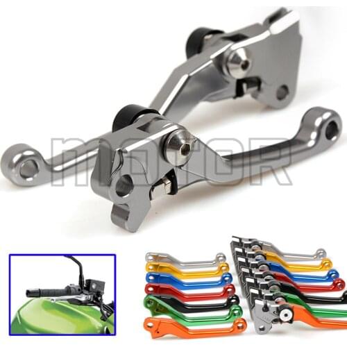 Motorbike CNC Dirtbike Pivot Brake Clutch Levers For KAWASAKI KLX150S KLX250 D-TRACKER 2008-2016 2010 2011 2012 2013 2014 2015