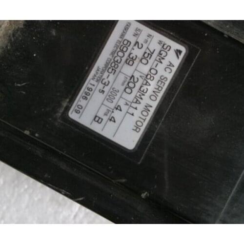 SGM-08A3MA11 SERVO MOTOR , used in good condition . 80% appearance new , good working , free shipping