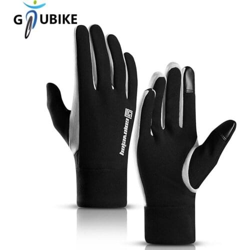 GTUBIKE Touch Screen Long Full Fingers Sports Bike Cycling Gloves MTB Road Riding Racing Gloves Winter Thermal Fitness Gloves