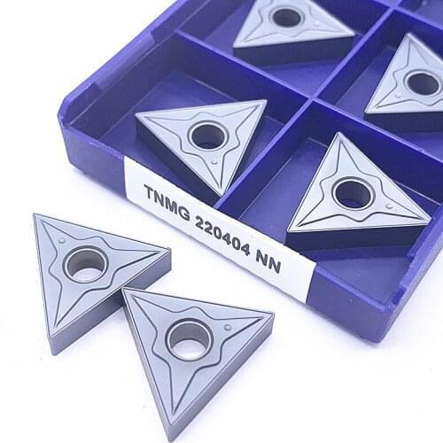 Carbide TNMG220404 NN LT10 External Turning Tool TNMG220404 PVD Carbide Insert CNC Lathe Parts Tool Milling Cutter TNMG