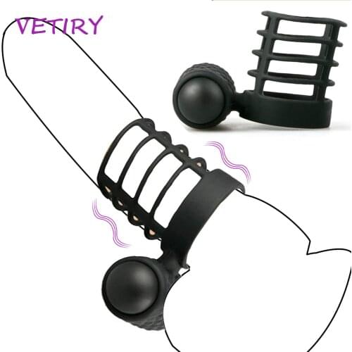 Vibrator Penis Ring Cock Ring Sex Toys for Men Erection Elastic G-spot Massage Sex Shop Delay Ejaculation Penis Enlargement