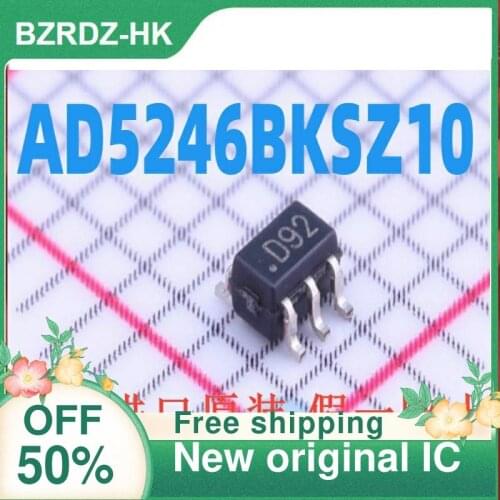 2-10PCS/lot AD5246 AD5246BKSZ10-RL7 SC70-6 ：D92 New original IC