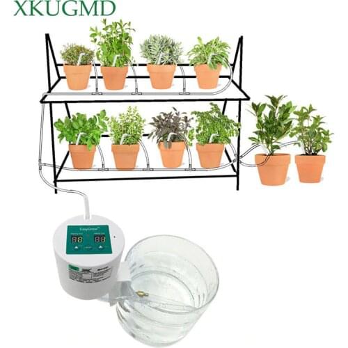2018 Intelligent Control Garden Automatic Watering Device Balcony Succulents Plant Drip Irrigation Tool Water Pump Timer System