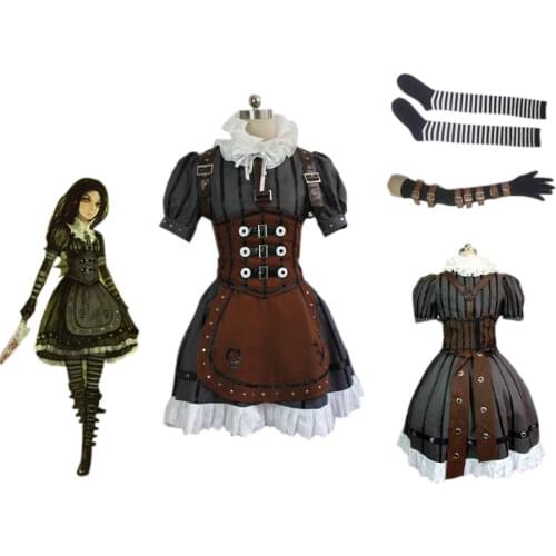 Alice Madness Returns Cosplay Costume Alice Stream Cosplay