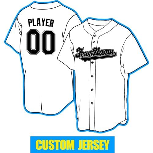 Custom Baseball Jerseys Custom Any Name Any Number High Quality Wholesale Sports Wear