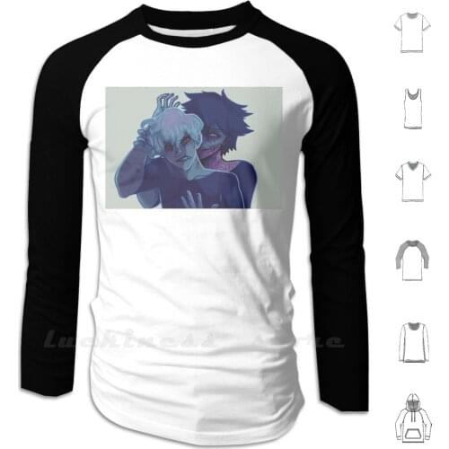 Bnha! Shigadabi Stop Picking Hoodie Long Sleeve Scary Excoriation Excoritation Pick Lick Hot Dabi Shigaraki