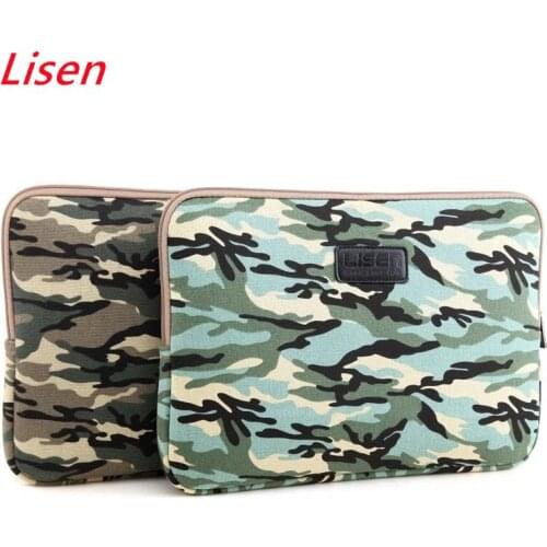 Brand Lisen Camouflage Laptop Bag10,11,12,13,14,15.6inch,Sleeve Case For MacBook Air Pro M1 PC,Cover For Ipad 9.7",DropShip V213