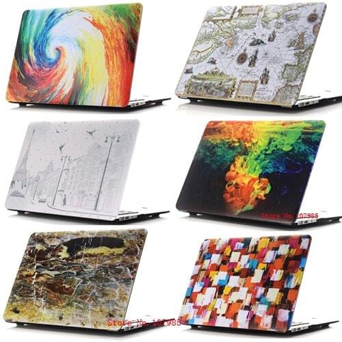 Painting Pattern Shell Case For Apple Macbook 11.6 12 13.3 15.4 Air Pro Retina laptop Protector For Mac book 11 12 13 15 inch