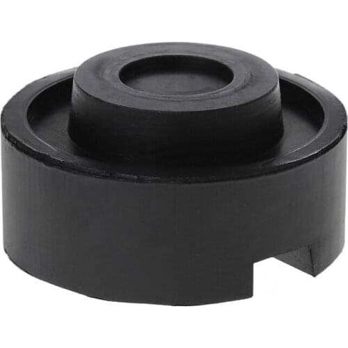 Black Rubber Slotted Floor Jack Pad Frame Rail Adapter for Pinch Weld Side Pad