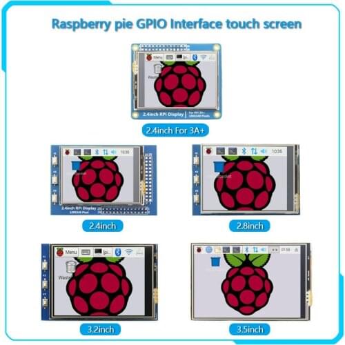 3.2/2.8/3.2/3.5 inch GPIO Series 2.4 inch/2.8 inch/3.2 inch/3.5 inch touch screen display for Raspberry Pi 4B 3B B