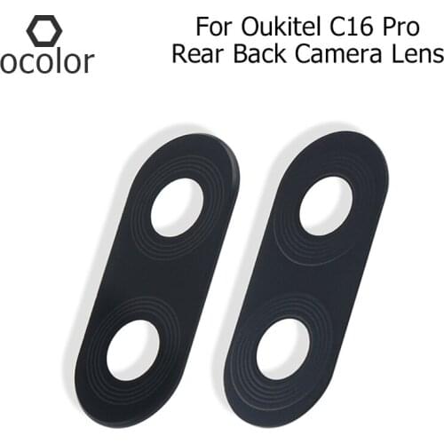 Ocolor For Oukitel C16 Pro Camera Lens Assembly High Quality Repair Parts For Oukitel C16 Pro Back Camera Lens Glass Replacement