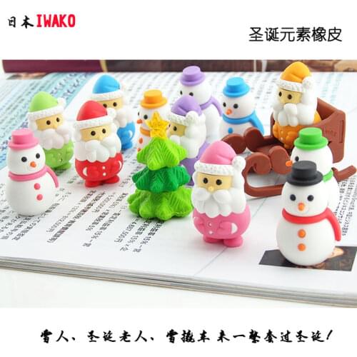 Iwako eraser 3d rubber Christmas