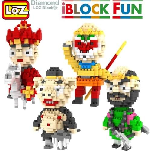 LOZ Diamond Building Blocks Models Toys Chinese Journey To The West Monkey king Tripitaker Educational Blocks For Children 14