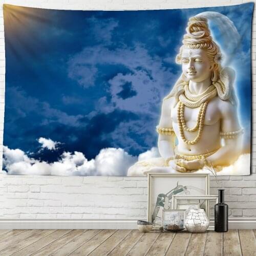 Meditation Indian Buddha Tapestry Wall Hanging Buddhist Psychedelic Witchcraft Bohemian Hippie Bedroom Home Decor
