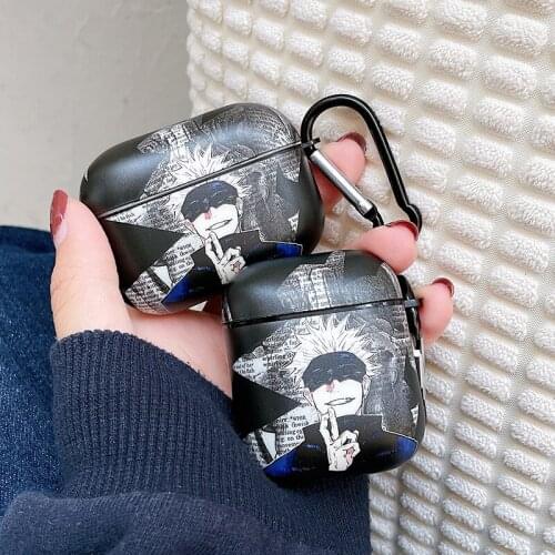 Anime Jujutsu Kaisen Ryomen Sukuna Wireless Bluetooth Earphone Case For AirPods Pro 2 Square Box 3D soft silicon Headset cover