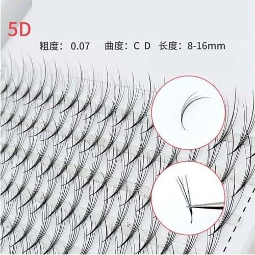 NEW 240 Fans Pteris clouds hair 5D mink lashes flat hair Individual false eyelash extension Thick Fake Eye lash 8MM to 16 MM