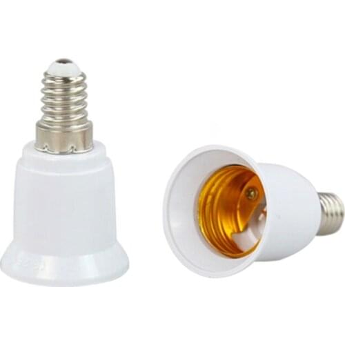 1PCS E14 to E27 Lamp Holder Converters Fireproof Plastics Socket Adaptor light Bulb Base type Adapter For Lighitng Accessories
