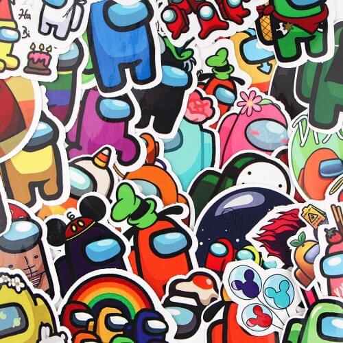20Set BH1167 Blinghero Cartoon Stickers 35 Pcs/set Game Punk Stickers Laptop Car Skateboard Stickers Decals Stationery Stickers