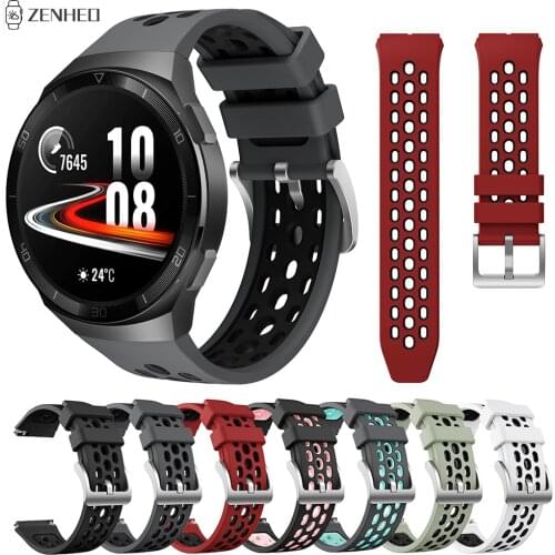 22mm Silicone Strap For Huawei Watch GT2e Smart Watch Band Replacement Original Style Watchband for Huawei Watch GT2e GT 2E