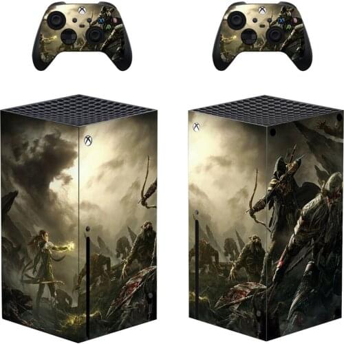 Bow Print Style Xbox Series X Skin Sticker for Console & 2 Controllers Decal Vinyl Protective Skins Style 1