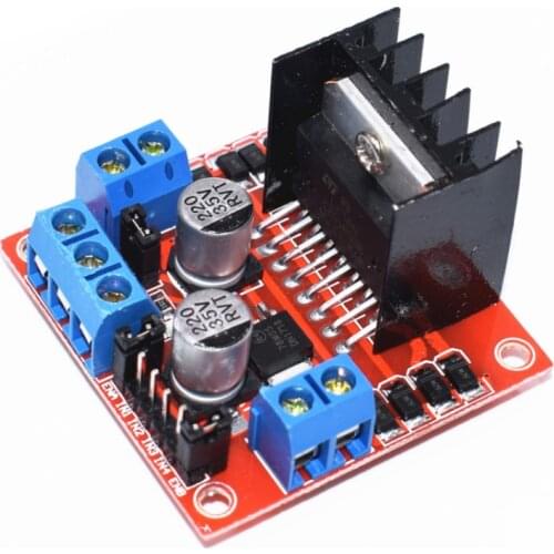 10pcs/lot L298N motor driver board module for stepper motor smart car robot L298 For Arduino