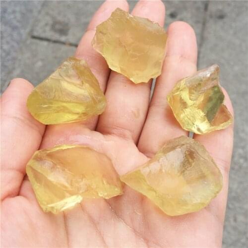 100g Natural Citrine Quartz Topaz Crystal Stones Original Brazil Wholesales Price Raw Stone Rock Specimen Brazil DIY pendant