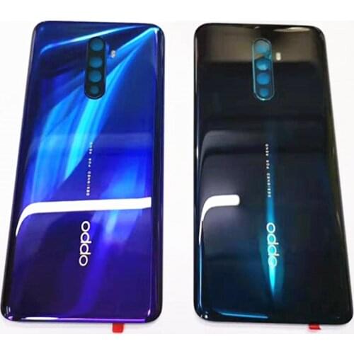 100% Original Glass battery cover For OPPO Reno ACE Housing door Back Cover Rear case With camera lens Frame