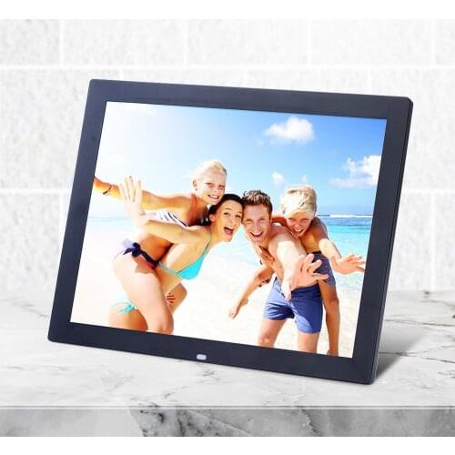 15 inch LED Digital Picture Frame 1024 X 768 4:3 Electronic Smart Photo Frame with Remote Control Support Video Music Calendar