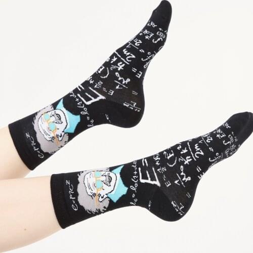3 pair from turkey high quality cotton happy socks womens summer lot pack wholesale socs design einstein scientist emc2 men