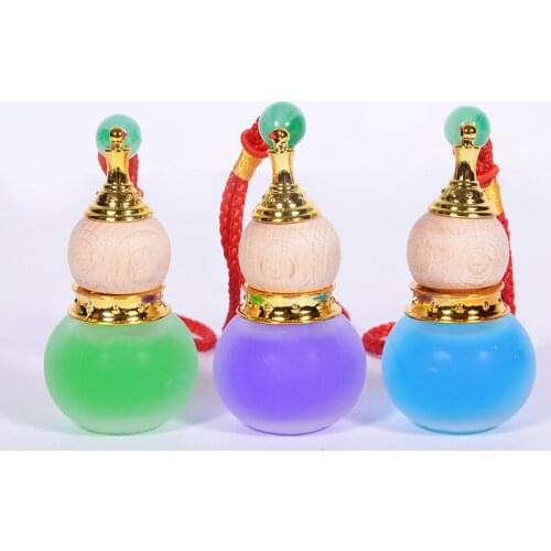 8ML small frosted glass perfume sample bottles ornaments f car refillable cosmetics atomizer 10pcs/bag 50 bags