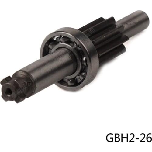 Free shipping! Replacement 9Teeth Electric Tool Metal Spur Gear Spline Shaft for Bosch GBH2-26, High quality
