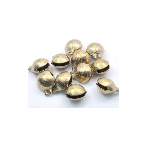 50PCS Brass Bells Beans Bell Windbells 5# 20mm Tiger Head Bells NBB340