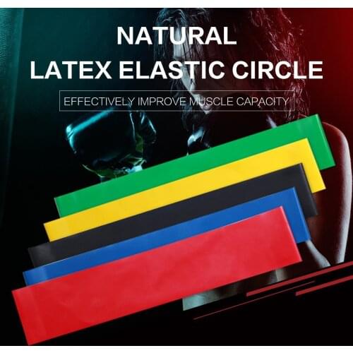 Yoga Resistance Rubber Bands Indoor Outdoor Fitness Equipment 0.35mm-1.1mm Pilates Sport Training Workout Elastic Bands