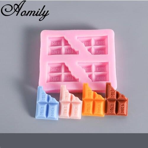 Aomily Half-block Chocolate DIY Cake Molds Baking Pastry Chocolate Candy Jelly Cake Decorating Mould Silicone Fondant Molds