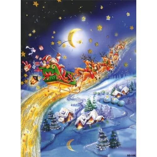 Christmas Tree Photography Background Backdrop 5X7 Photo Backdrop Snow World for Family Xmas Photos Custom Made for Kids