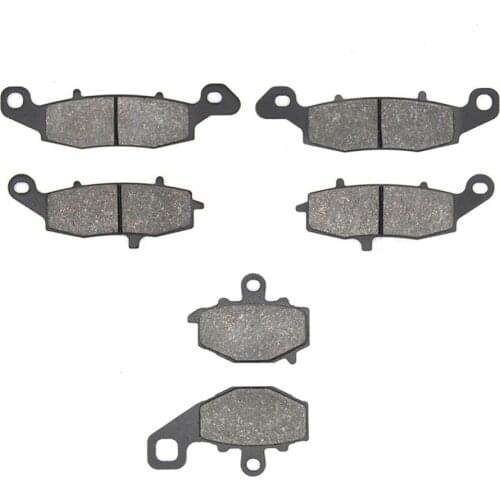 MEXITAL Motorbike Brake Pads Front Rear for KLE 650 (07-14)/ER6n ER6f ER650 EX650 (06-16)/Z750 ZR750 (04-05) 229-231-192-1