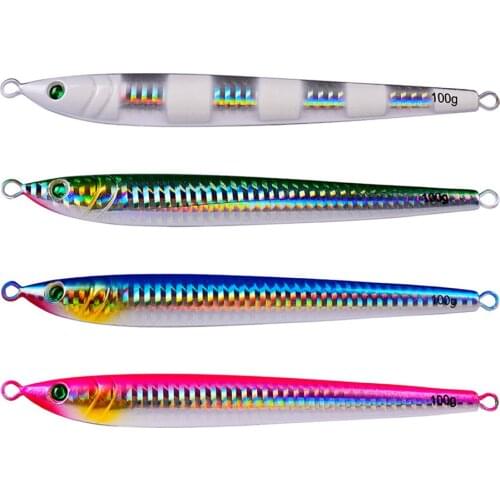 Metal Jig Fishing Lure 100g Trolling Hard Bait Bass Fishing Bait Tackle Trout Jigging Lure Jigs Saltwater Lures Tackle