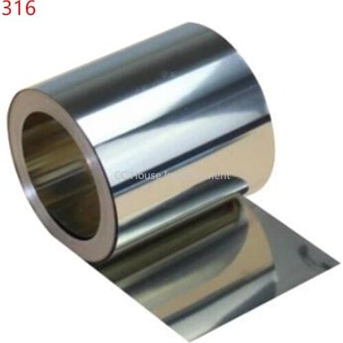 Newest Stainless Steel Sheet Silver 304 Stainless Steel Fine Plate Sheet Foil 0.1-1mm*100mm*1000mm For Precision Machinery