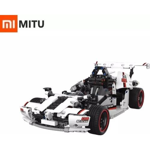 New Xiaomi MITU Intelligent Building Blocks Road Racing Car Kids Toy Electric Bluetooth 5.0 APP Smart Remote Control 900+ parts