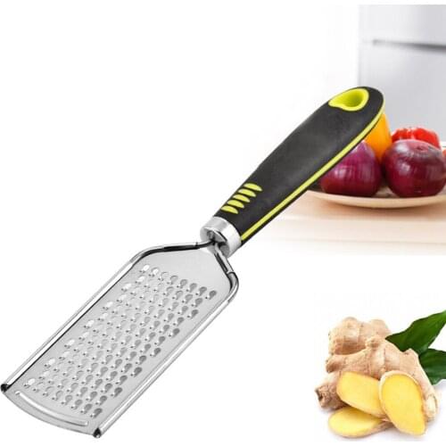 Orange Practical Cheese Grater Lemon Grinder Slicer Potato Stainless Steel Chocolate Ginger Nuts Manual Home Long Handle
