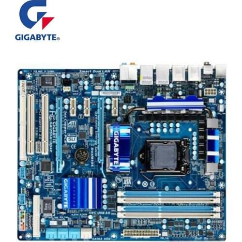 Original motherboard for Gigabyte GA-P55A-UD4P mainboard LGA 1156 DDR3 16GB For I5 I7 CPU P55A-UD4 P55 used Desktop motherboard