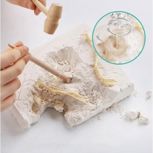 Creative DIY Excavation Tyrannosaurus Rex Dinasour Assembled Dinosaur Fossil Model Kid 's Educational Funny Toy Memory Gift