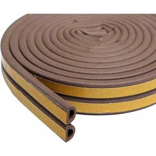 5M/10M Self Adhesive Door Sealing Strips Anti-collision Door Foam Roll Tape Window Wind Waterproof Anti-collision Rubber Strip