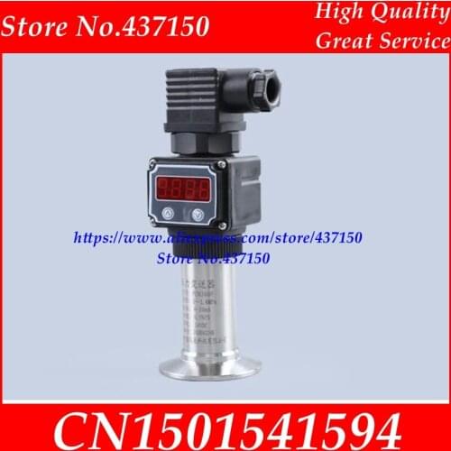Sanitary pressure transmitter Clamp Hygienic Pressure Transmitter 50.5 with Digital dispaly Pressure Sensor 4-20mA 0-5V 0-10V