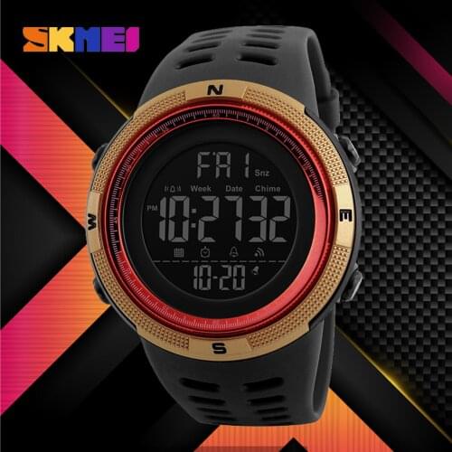 SKMEI Watches Mens 2021 Sports Watches Fashion Count Down Waterproof Digital Wristwatches Man Military Clock Relogio Masculino
