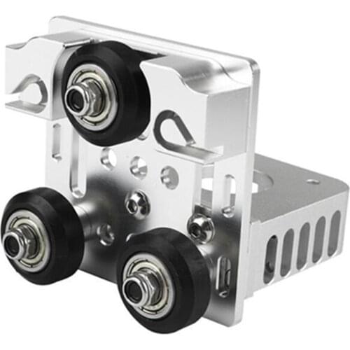 V-slot X-axis Slider Aluminum Plate + Timing Belt Buckle + Wheel +motor Bracket For 2020 Profile Titan Aero Extruder