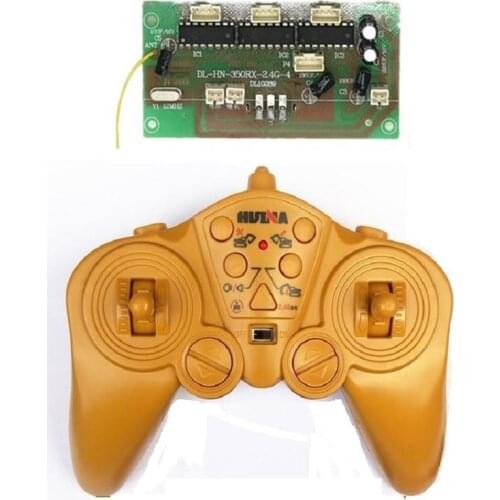YUKALA Huina 1310/1350/1510/1520/1530/1540/1550/1560 RC excavator/Dump truck spare parts radio controller/receiver board/track