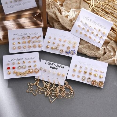 KISSWIFE Vintage Crystal Pearl Cute Elephant Stud Earrings For Women Hoop Unusual Earrings Pendientes 2021 Trend Fashion Jewelry