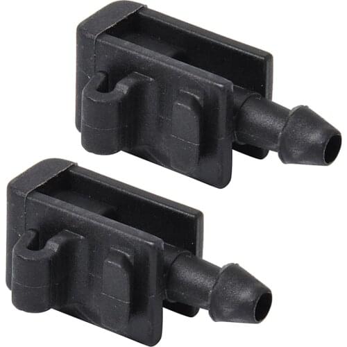 1 Pair Front Windshield Washer Wiper Water Spray Jet Nozzle For Megane II